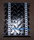 Angle vane-type demister